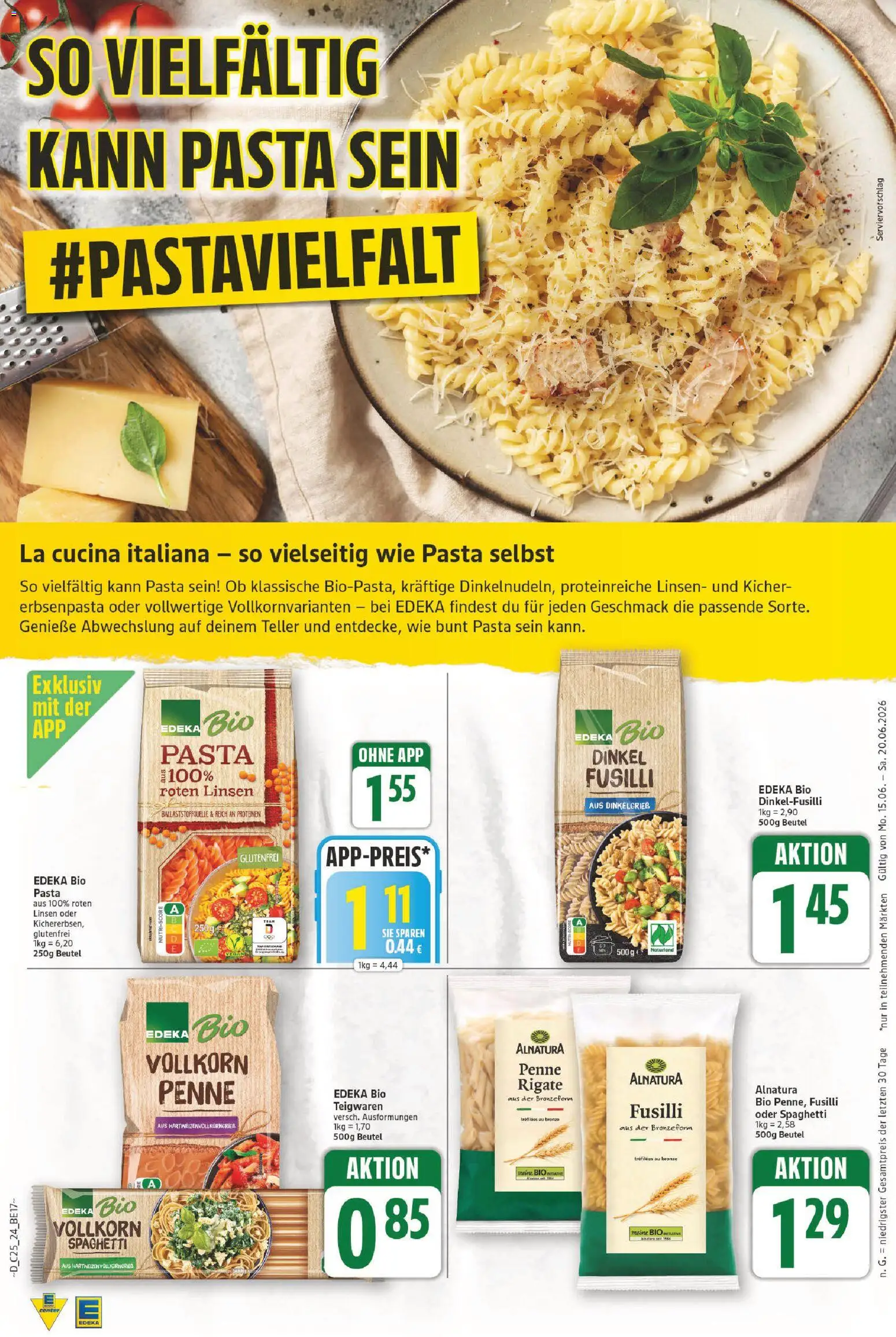E center Prospekt – gültig ab 15.06.2026 | Seite: 24 | Produkte: Pane, Pasta