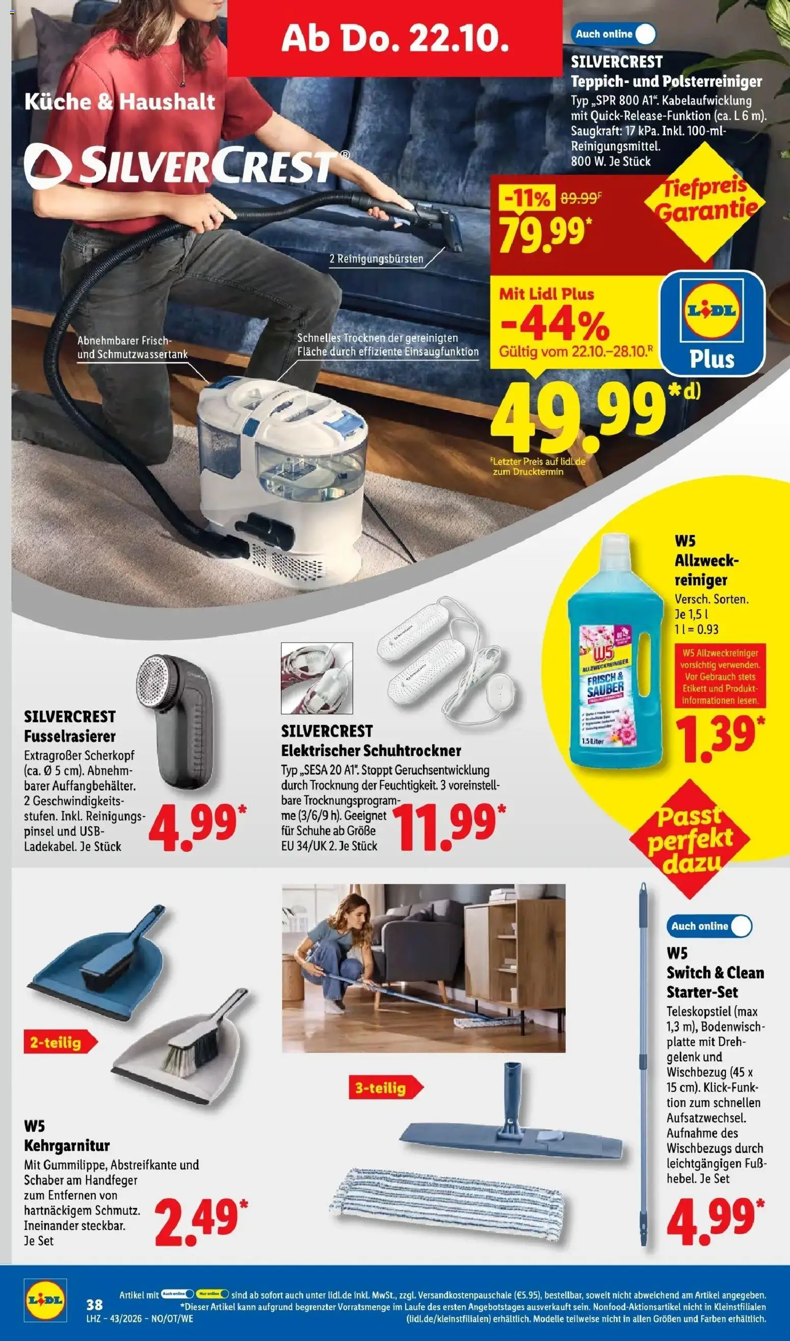Lidl Prospekt Künzell – gültig ab 19.10.2026 | Seite: 56 | Produkte: USB, Teppich, Küche, Pinsel