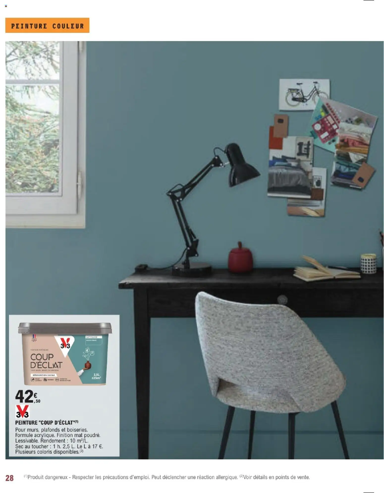 {H1} | Page: 28 | Produits: Peinture, Peinture couleur