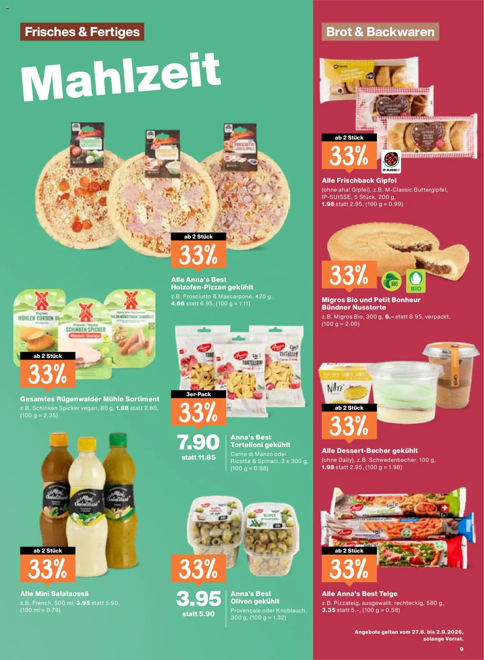 Migros aktionen – gültig ab 27.08.2026 | Seite: 9