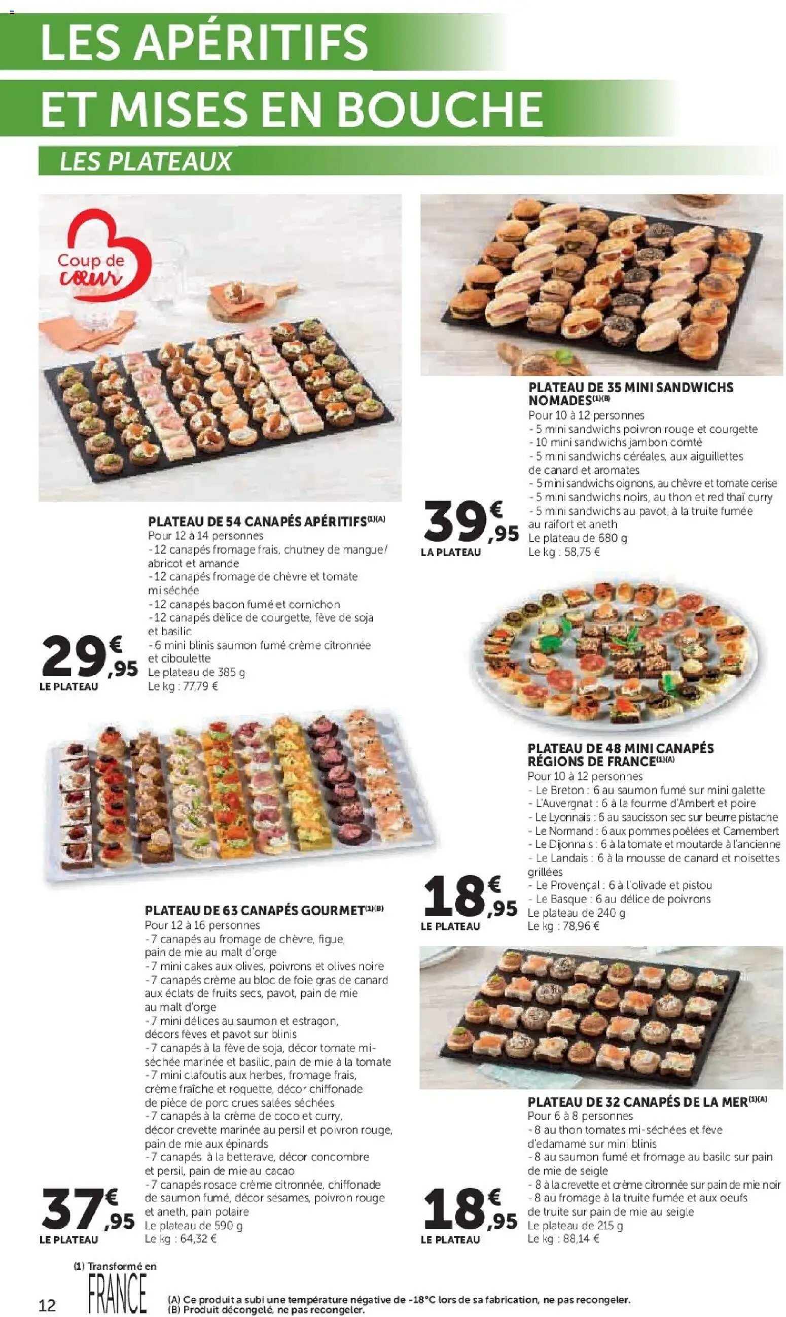 {H1} | Page: 12 | Produits: Amande, Courgette, Mousse, Beurre
