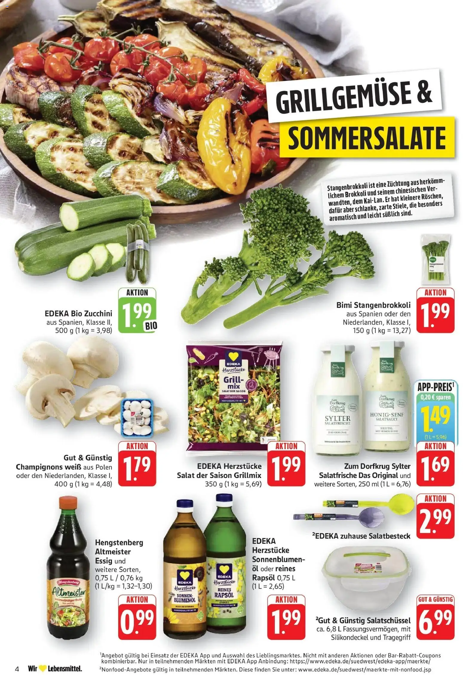 Edeka prospekt Geislingen	 – gültig ab 27.04.2026 | Seite: 6 | Produkte: Öl, Dressing, Brokkoli, Salat