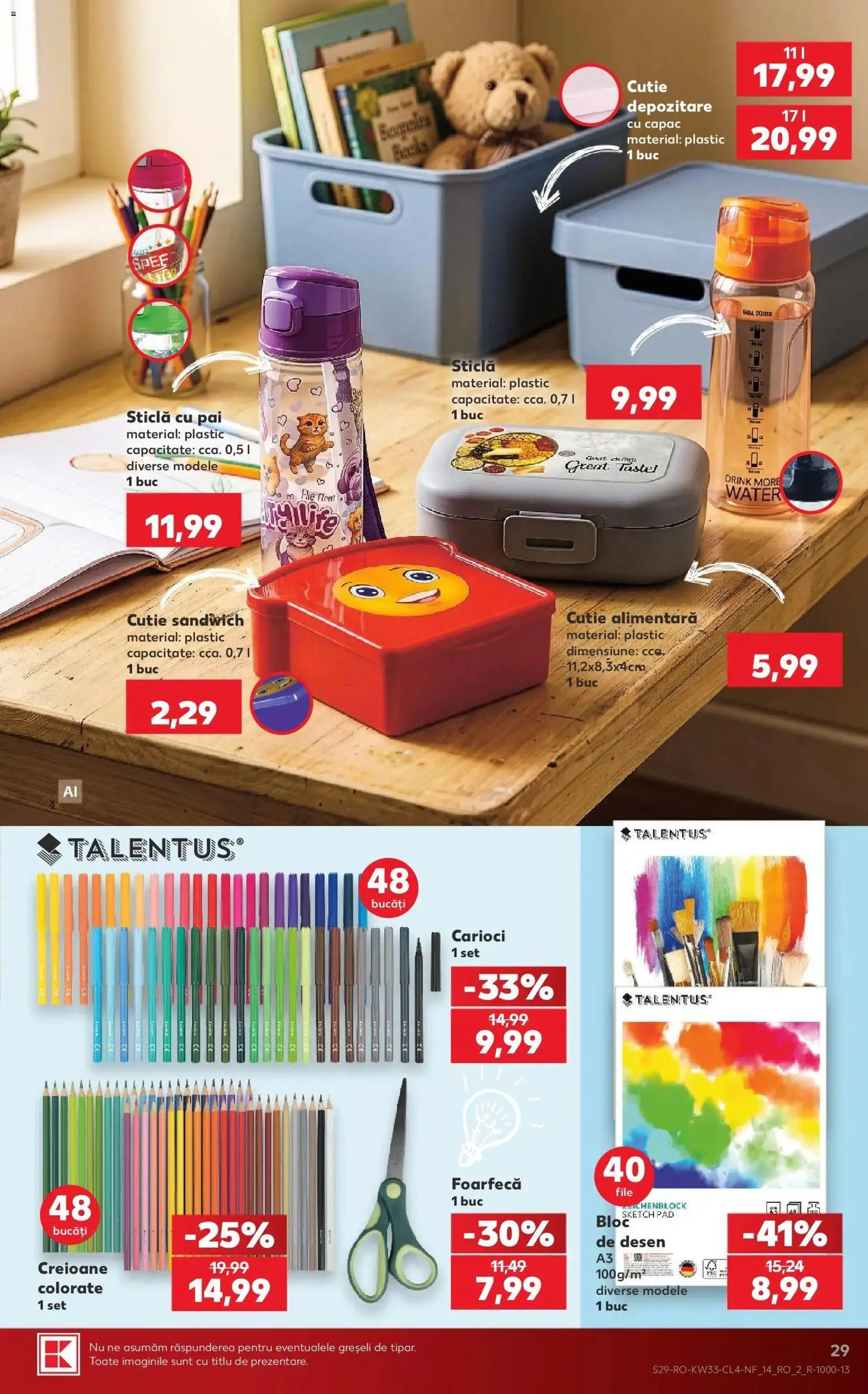 Kaufland Bârlad 12.08.2026 - Revista si Oferta | Pagină: 29 | Produse: Cutie, Depozitare