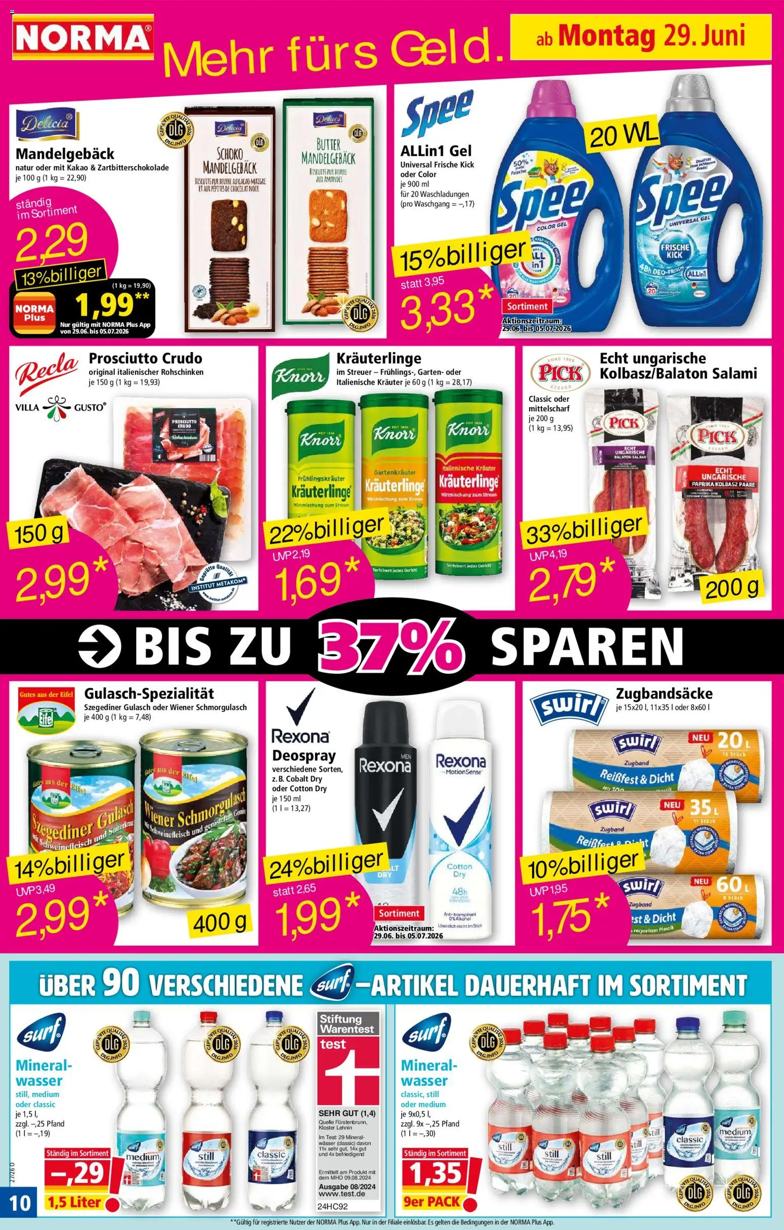 Norma Prospekt – gültig ab 29.06.2026 | Seite: 10