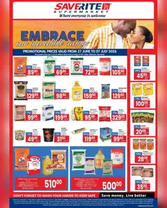 Saverite specials catalogue – valid from 27/06/2026