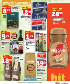 Pogląd oferty "Topaz gazetka" - ważna od 14.05.2026 | Strona: 39 | Produkty: Syrop, Malina, Grill, Kawa ziarnista