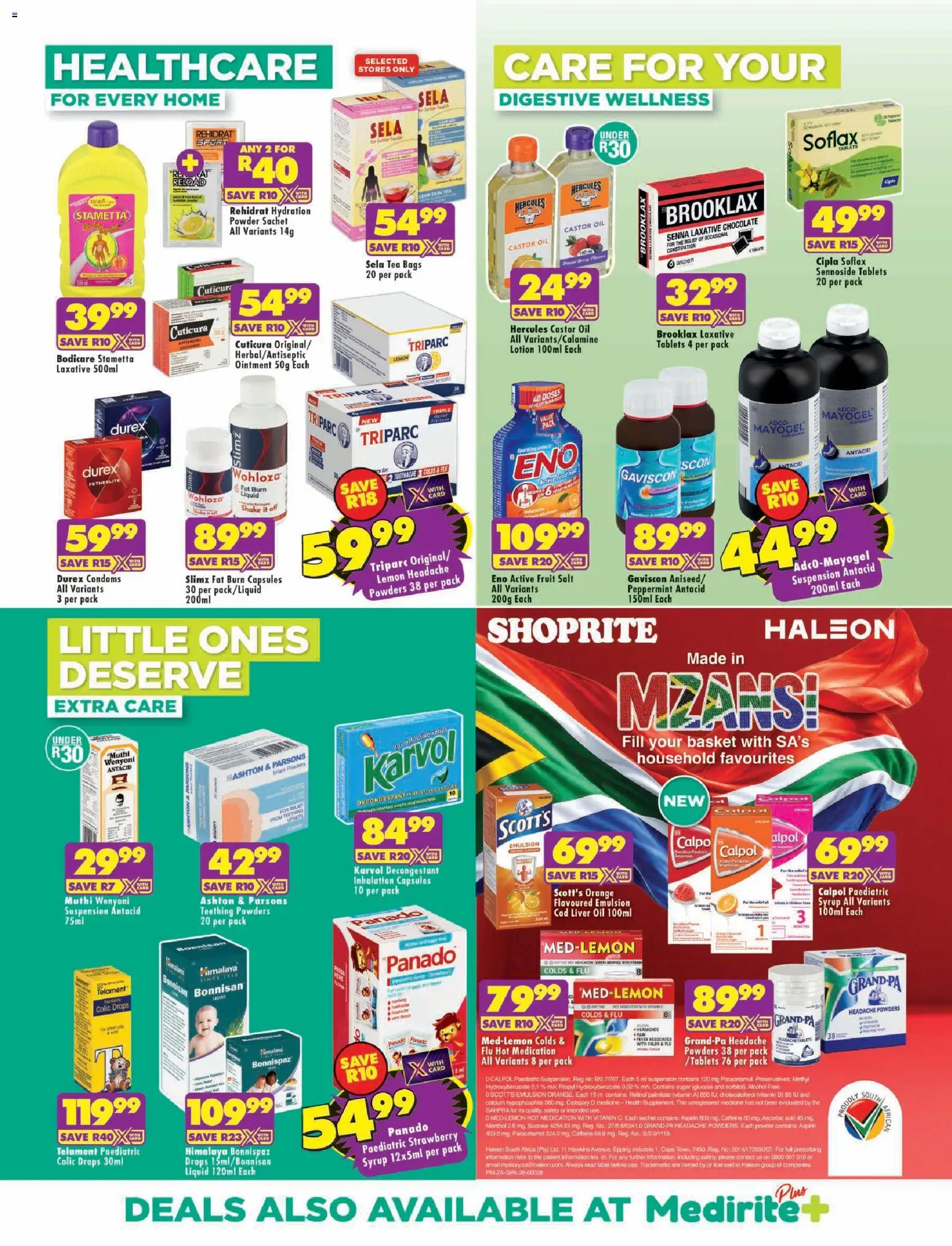 New Shoprite catalogue – valid from 20/07/2026 | Page: 3 | Products: Basket, Oil, Salt, Lotion