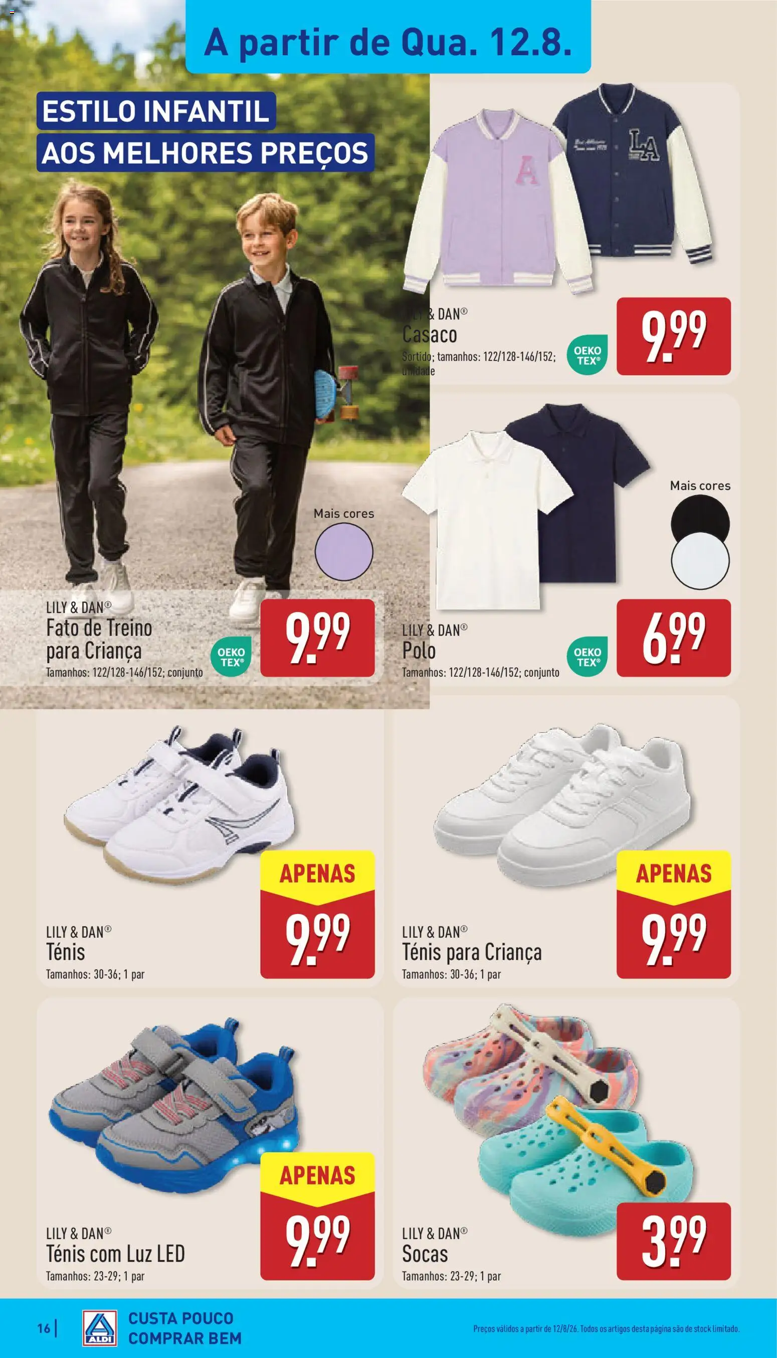 Aldi folheto │ válido de 10/08/2026 | Página: 16 | Produtos: Casaco, Fato