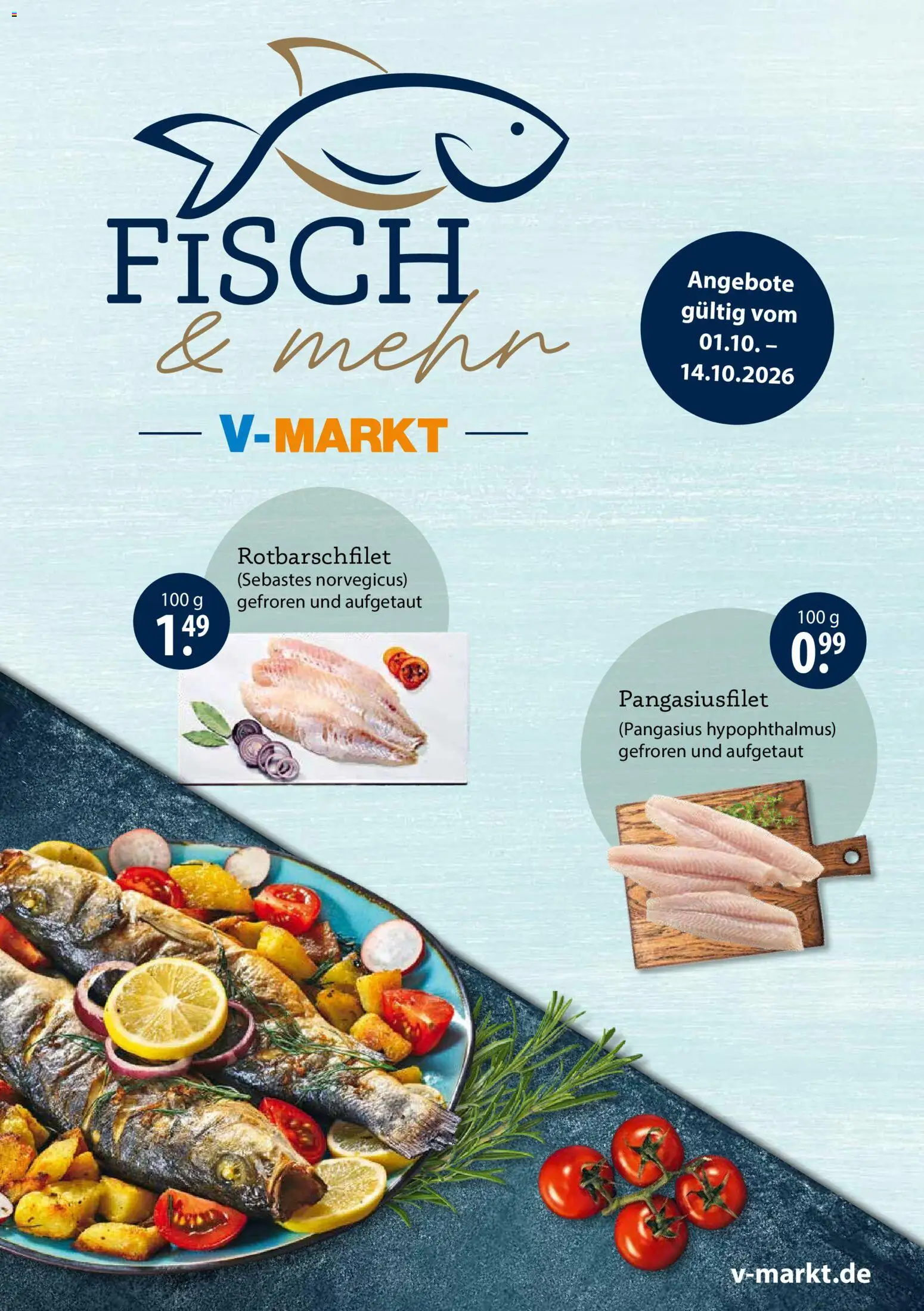 V-Markt Fischangebote München – gültig ab 01.10.2026 | Seite: 1 | Produkte: Fisch