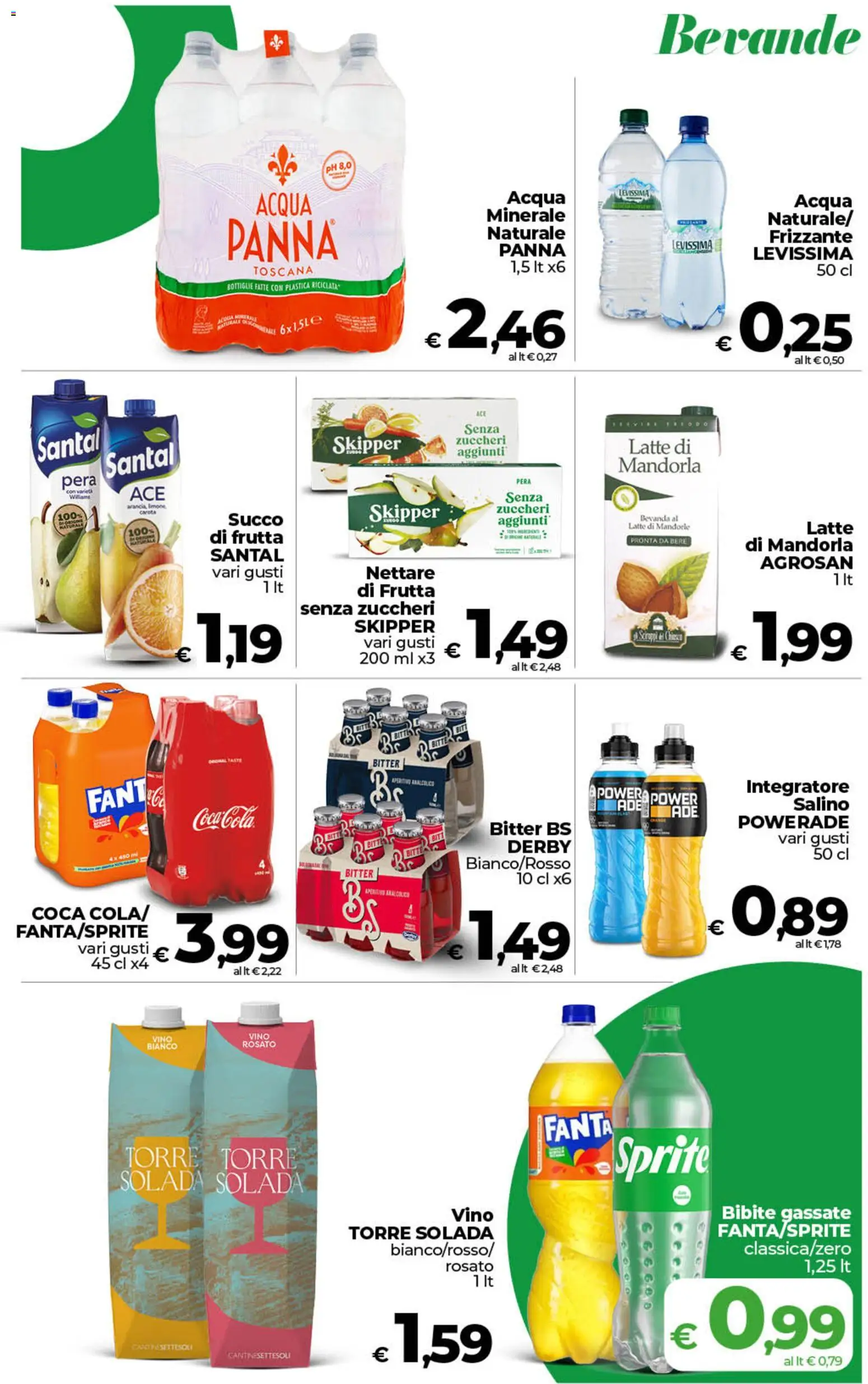 Volantino COOP del 11/08/2026 | Pagina: 17 | Prodotti: Succo, Panna, Fanta, Aperitivo