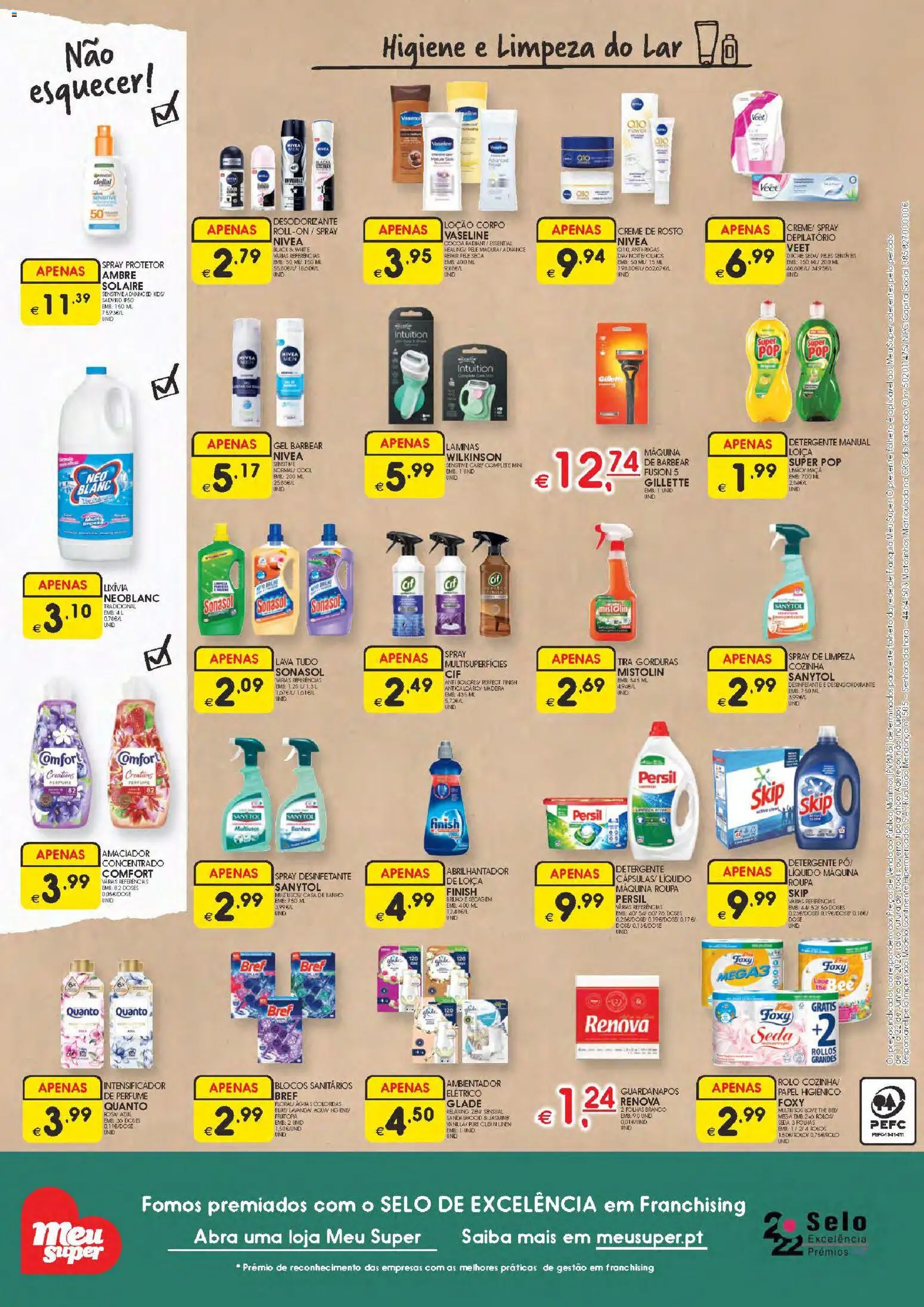 Meu Super folheto │ válido de 11.06.2026 | Página: 12 | Produtos: Polos, Desodorizante, Maça, Creme
