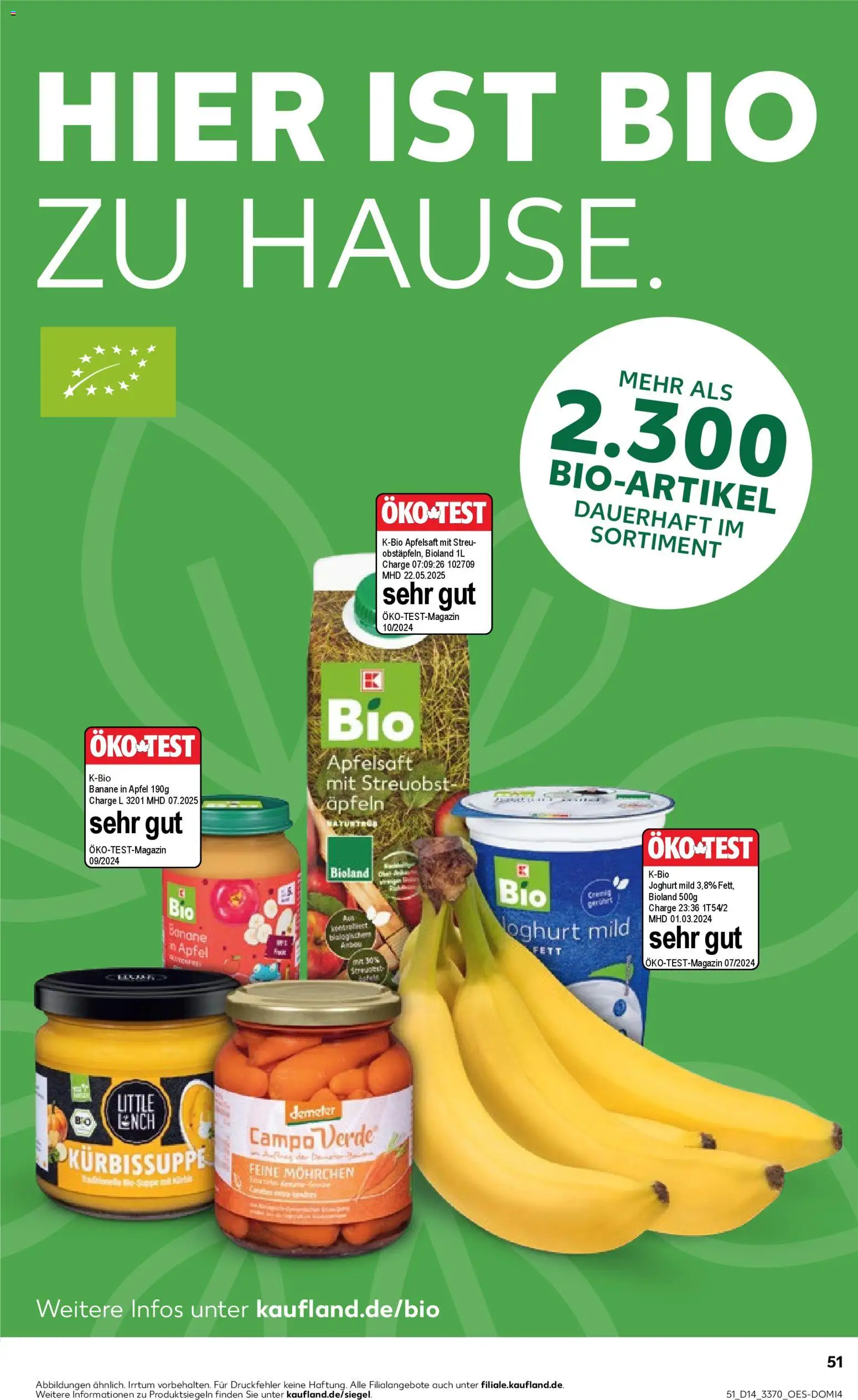 Kaufland Prospekt Rostock	 – gültig ab 02.04.2026 | Seite: 51 | Produkte: Joghurt, Äpfel, Apfelsaft, Kürbis