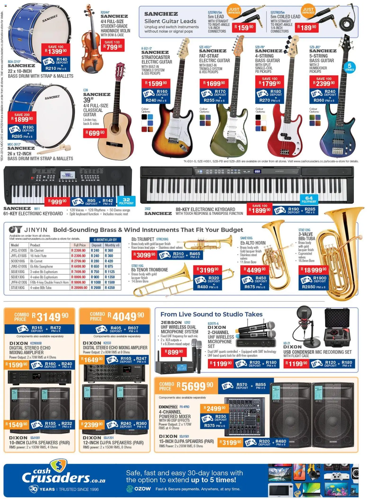 New Cash Crusaders catalogue – valid from 20.03.2026 | Page: 4 | Products: Microphone, Case, Lock, Switch