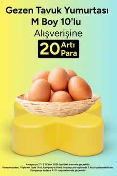 17 Ekim 2026 tarihinden itibaren geçerli olan A101 kataloğu önizlemesi