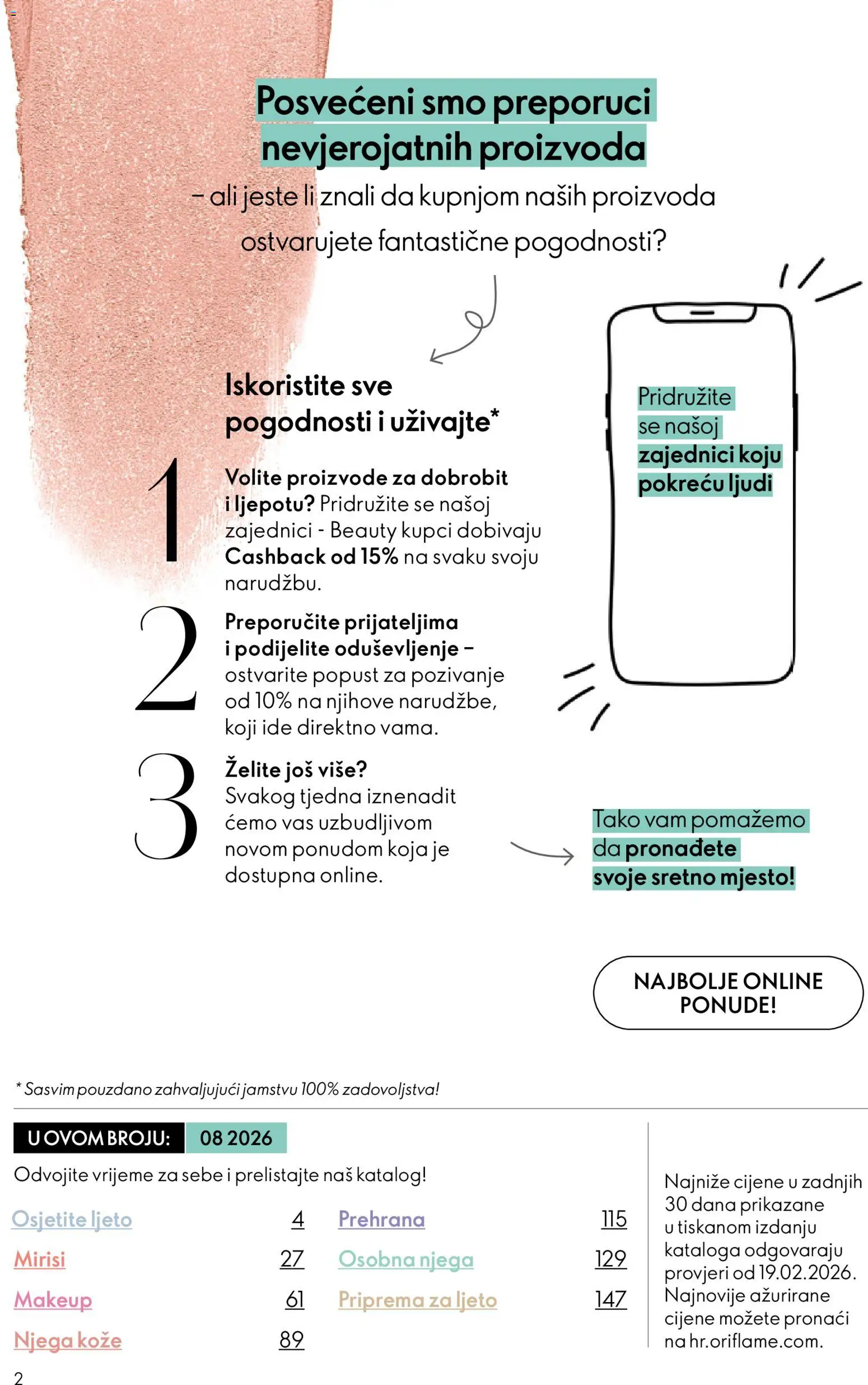 Oriflame katalog | vrijedi od 03.06.2026 | Stranica: 2