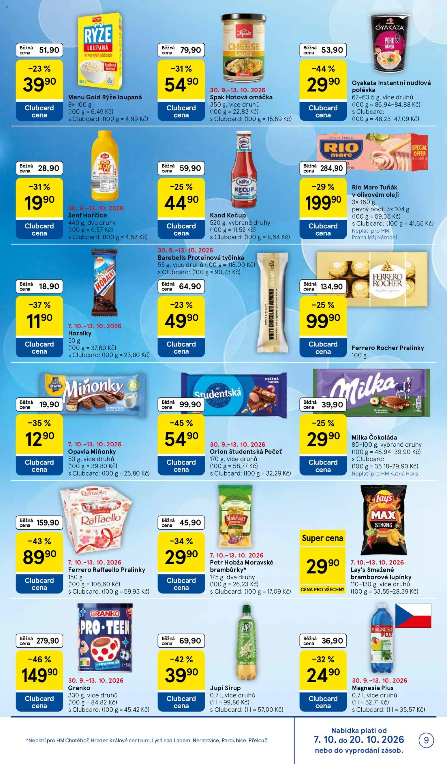 Tesco leták - Hypermarket od 07.10.2026 | Strana: 9