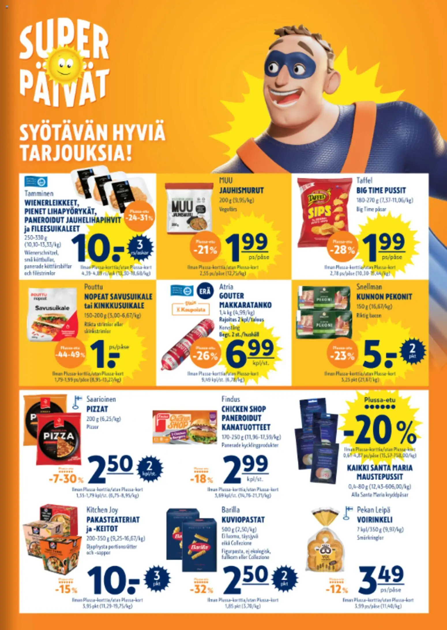 K-Supermarket tarjoukset – voimassa 03/09/2026 alkaen | Sivu: 3 | Tuotteet: Leipä, Pizza