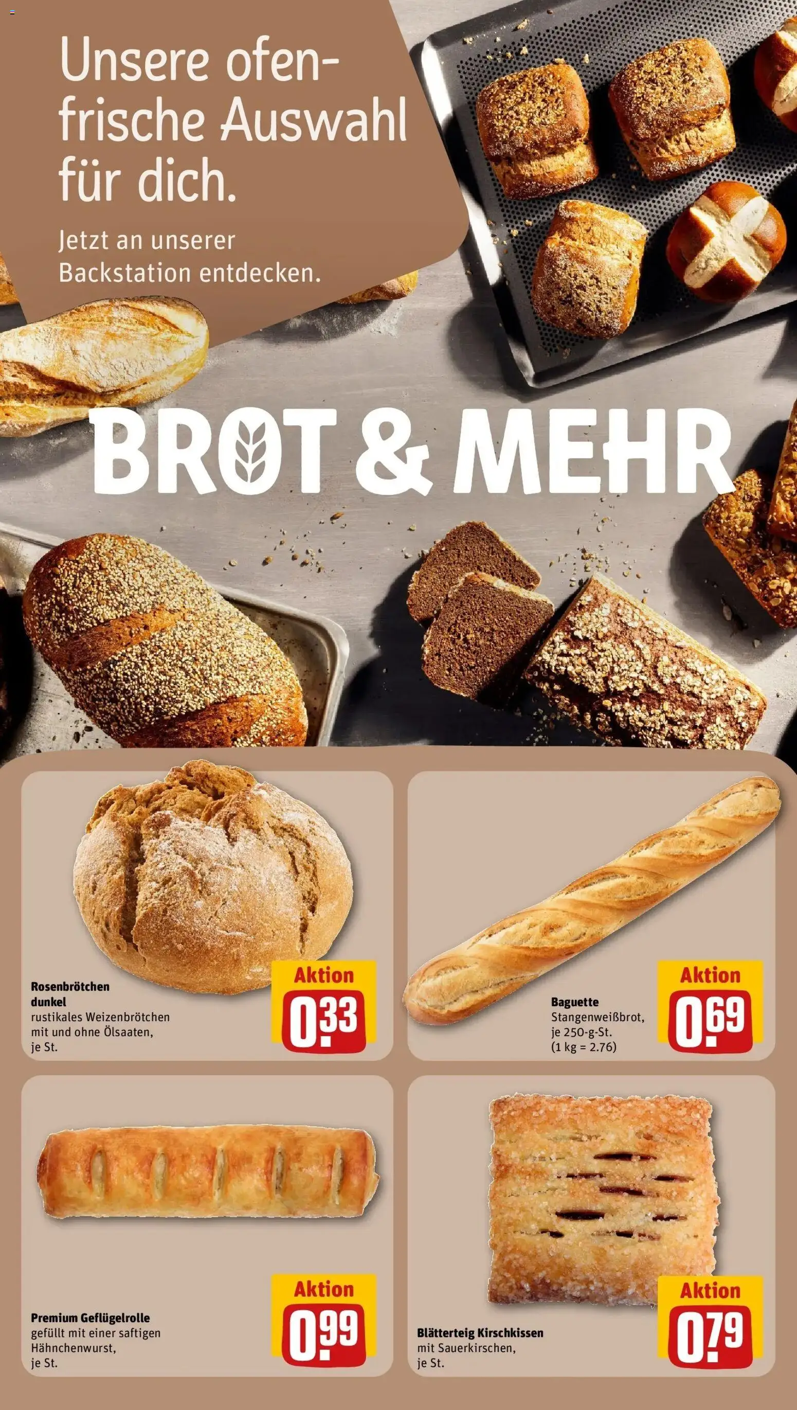 REWE Prospekt ab 10.08.2026 zum Blättern » Angebote | Seite: 31 | Produkte: Ofen, Baguette, Brot