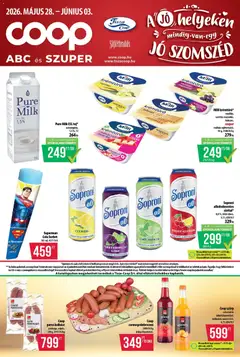 COOP - Abc & Szuper / Tisza - amely érvényes a következő dátumtól: 28.05.2026