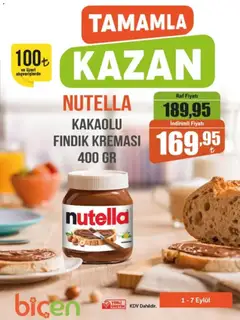 01 Eylül 2026 tarihinden itibaren geçerli olan Biçen Market kataloğu önizlemesi