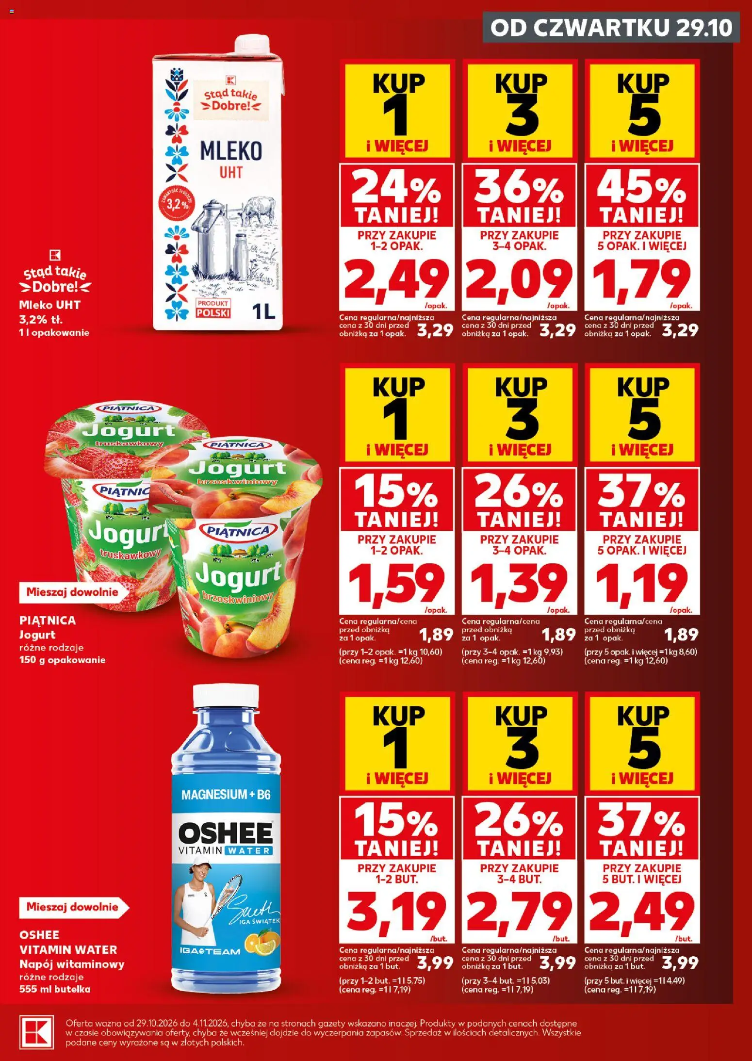 Kaufland Polsko leták - Mocny start od 02.11.2026 | Strana: 11 | Produkty: Mléko, Jogurt