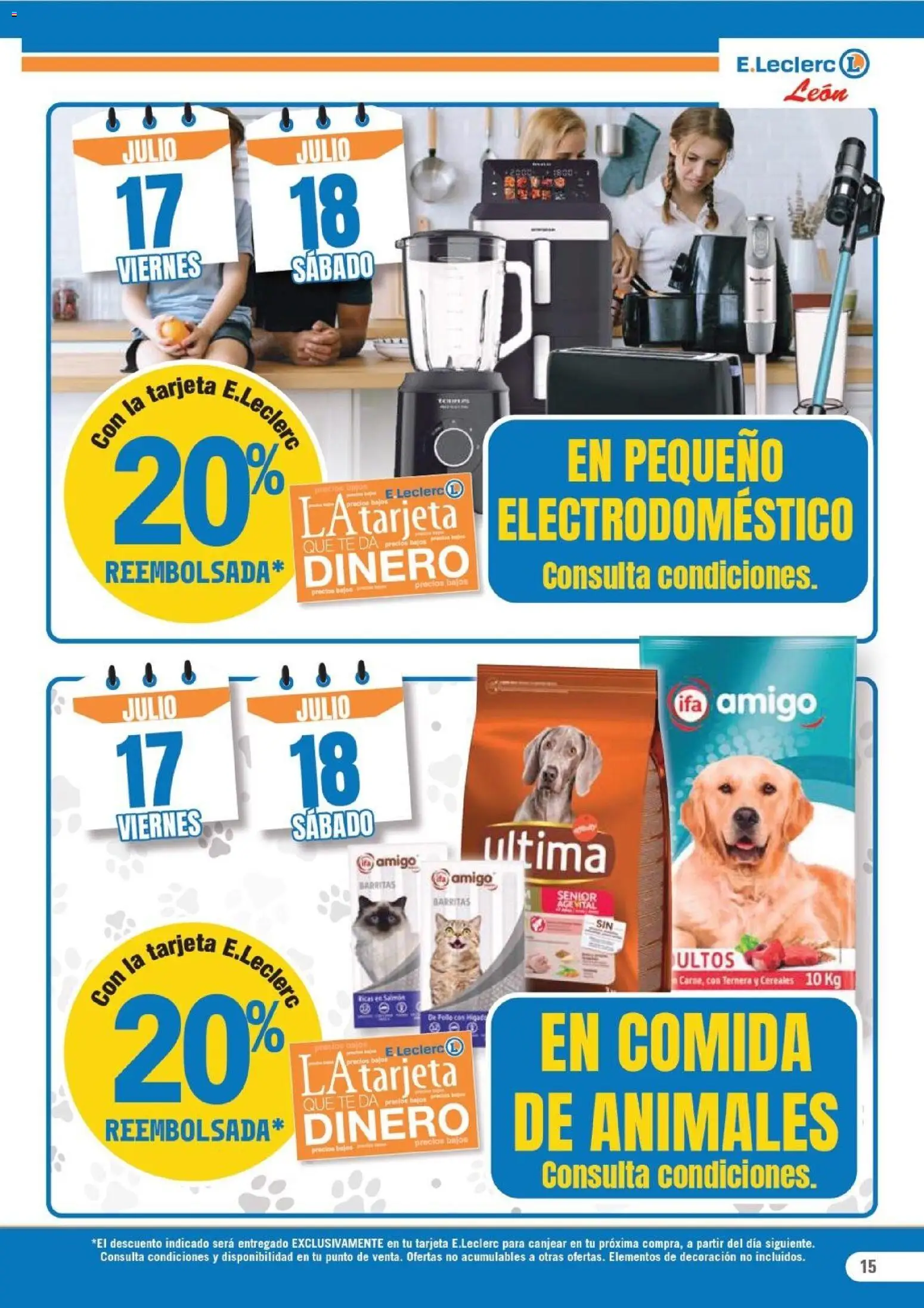 E.Leclerc folleto León │ válido desde el 08/07/2026 | Página: 15 | Productos: Cereales, Té
