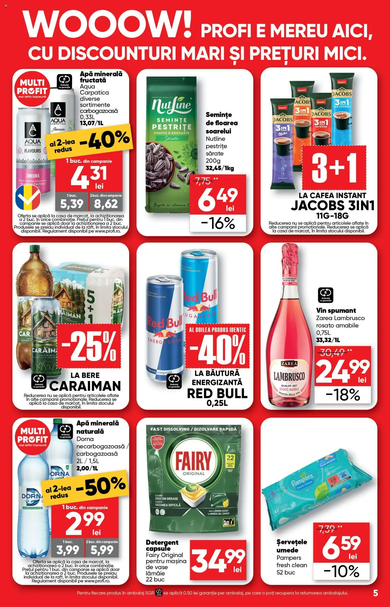 Noul catalog Profi – valabil de la 29.04.2026 | Pagină: 5 | Produse: Pomelo, Köpek Sabunu, Cafea, Bere