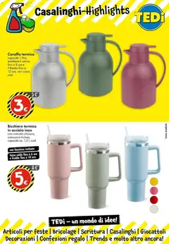 Anteprima del volantino TEDi volantino Terni valido a partire dal 30/09/2026 | Pagina: 9 | Prodotti: Caraffa, Giocattoli, Bicchiere, Decorazioni