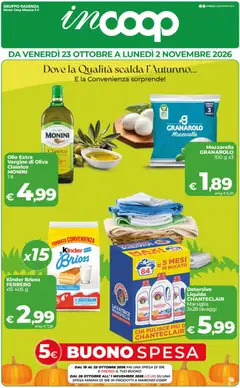 Anteprima del volantino COOP volantino inCoop Sicilia valido a partire dal 23/10/2026