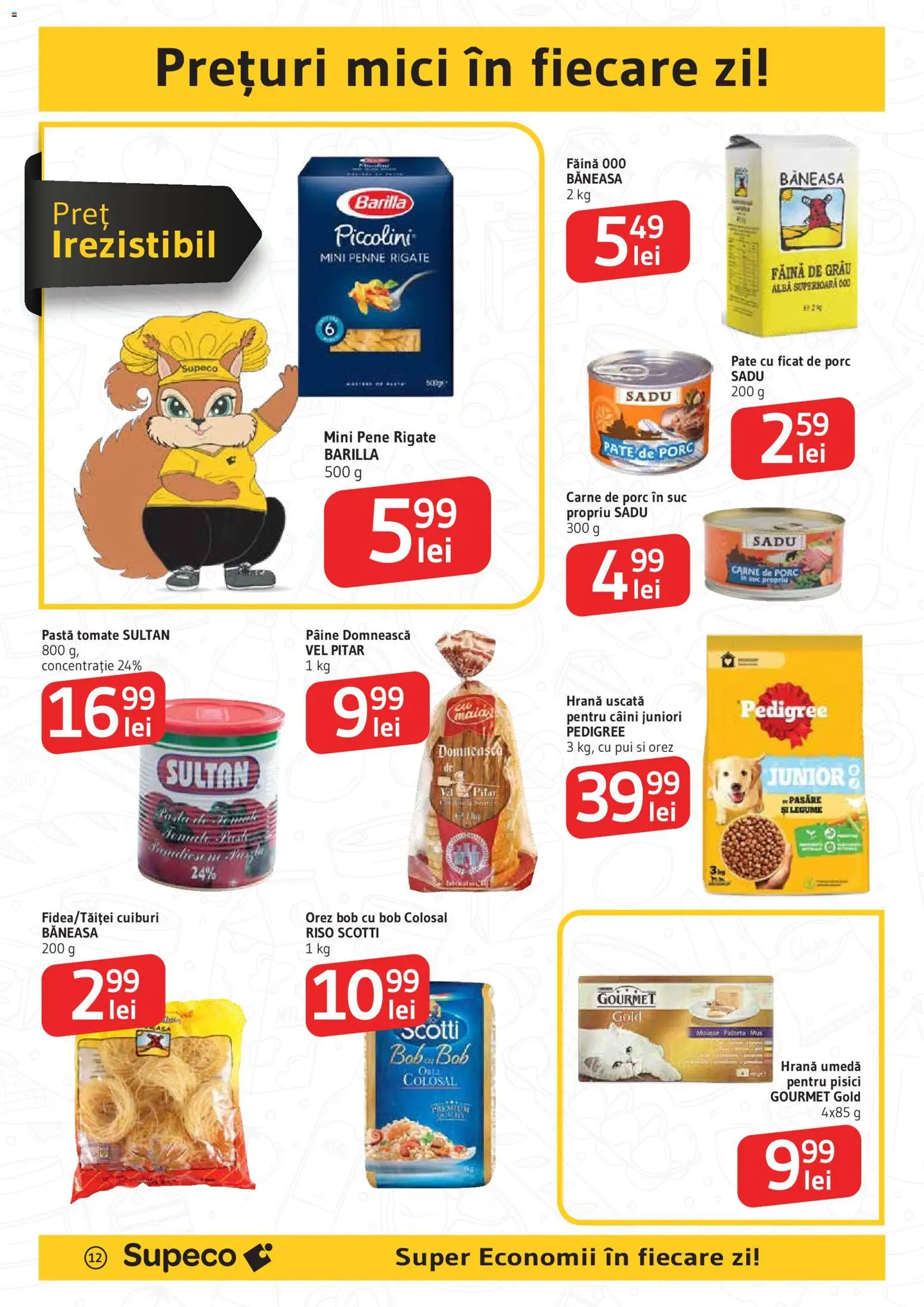 Noul catalog Supeco – valabil de la 06.08.2026 | Pagină: 12 | Produse: Pate, Suc, Carne De Porc, Legume