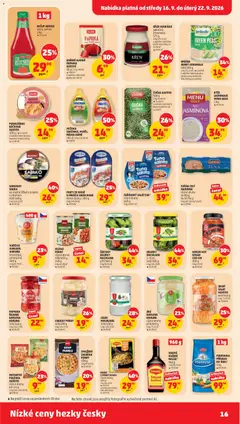 Náhled letáku PAŠTIKA SVAČINKA, MATĚJ, MÁJKA HAMÉ, Paštika svačinka, matěj, májka hamé 105 g od 16.09.2026 | Strana: 16