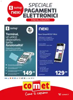 Anteprima del volantino Comet volantino Pagamenti Elettronici valido a partire dal 02/07/2026