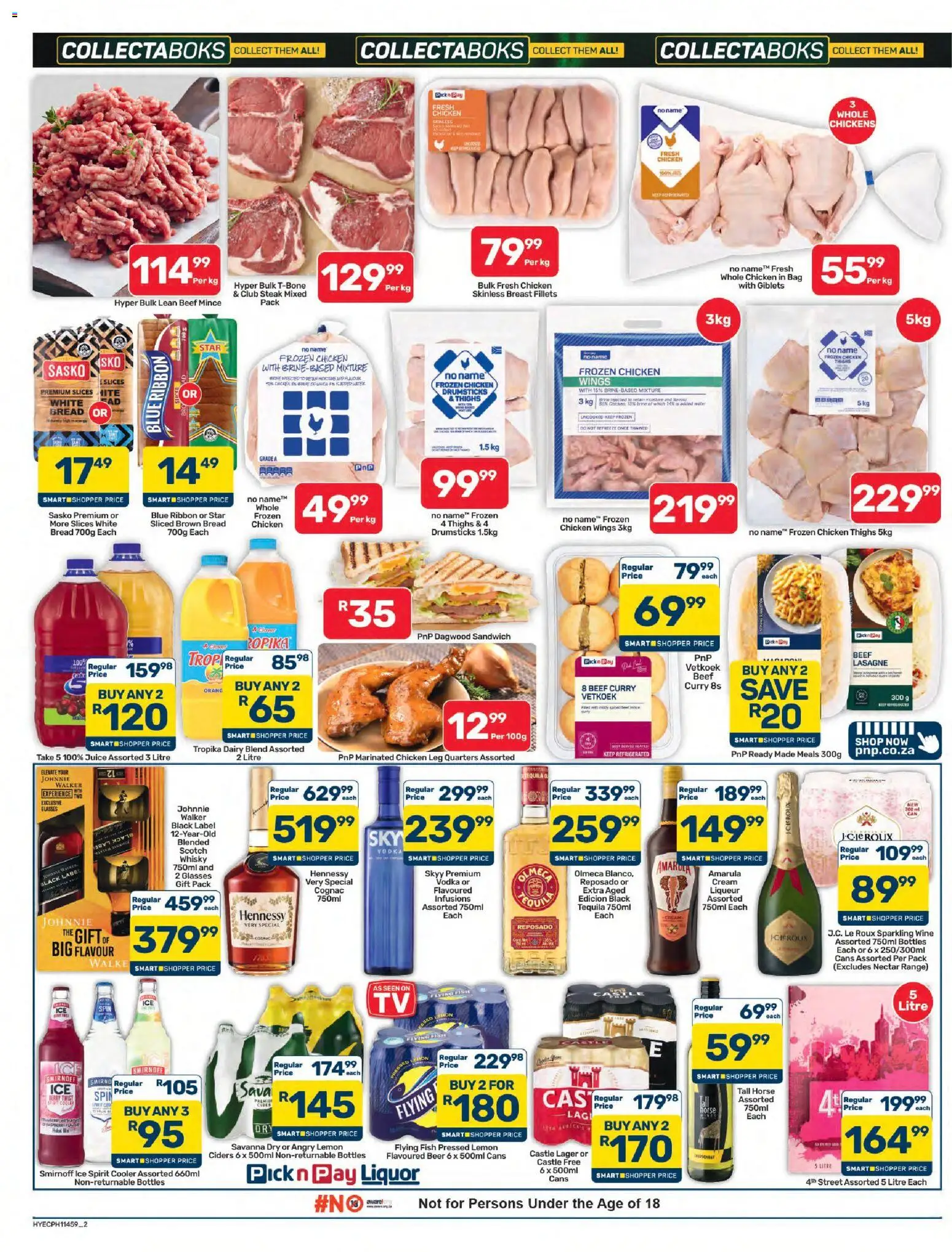 New Pick n Pay catalogue – valid from 23/10/2026 | Page: 2 | Products: Bag, Dairy blend, Lemon, Cognac