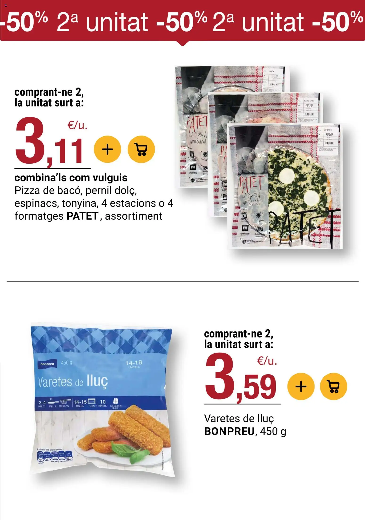 Bonpreu folleto │ válido desde el 16.06.2026 | Página: 43 | Productos: Pizza