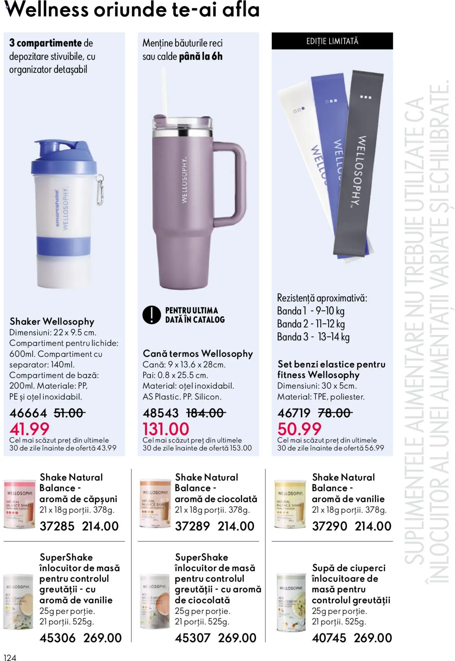 Noul catalog Oriflame – valabil de la 27.05.2026 | Pagină: 124 | Produse: Masă, Ciocolată, Căpșuni, Shake