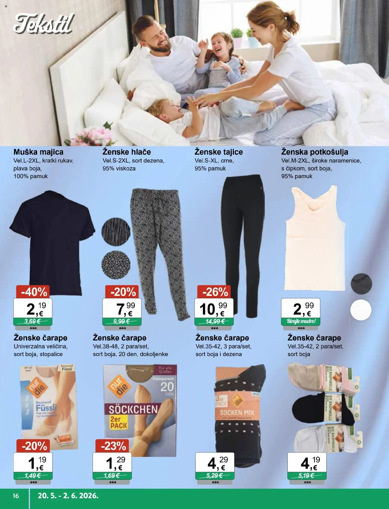 KTC katalog | vrijedi od 20.05.2026 | Stranica: 4 | Proizvodi: Majica, Hlače, Čarape, Tajice