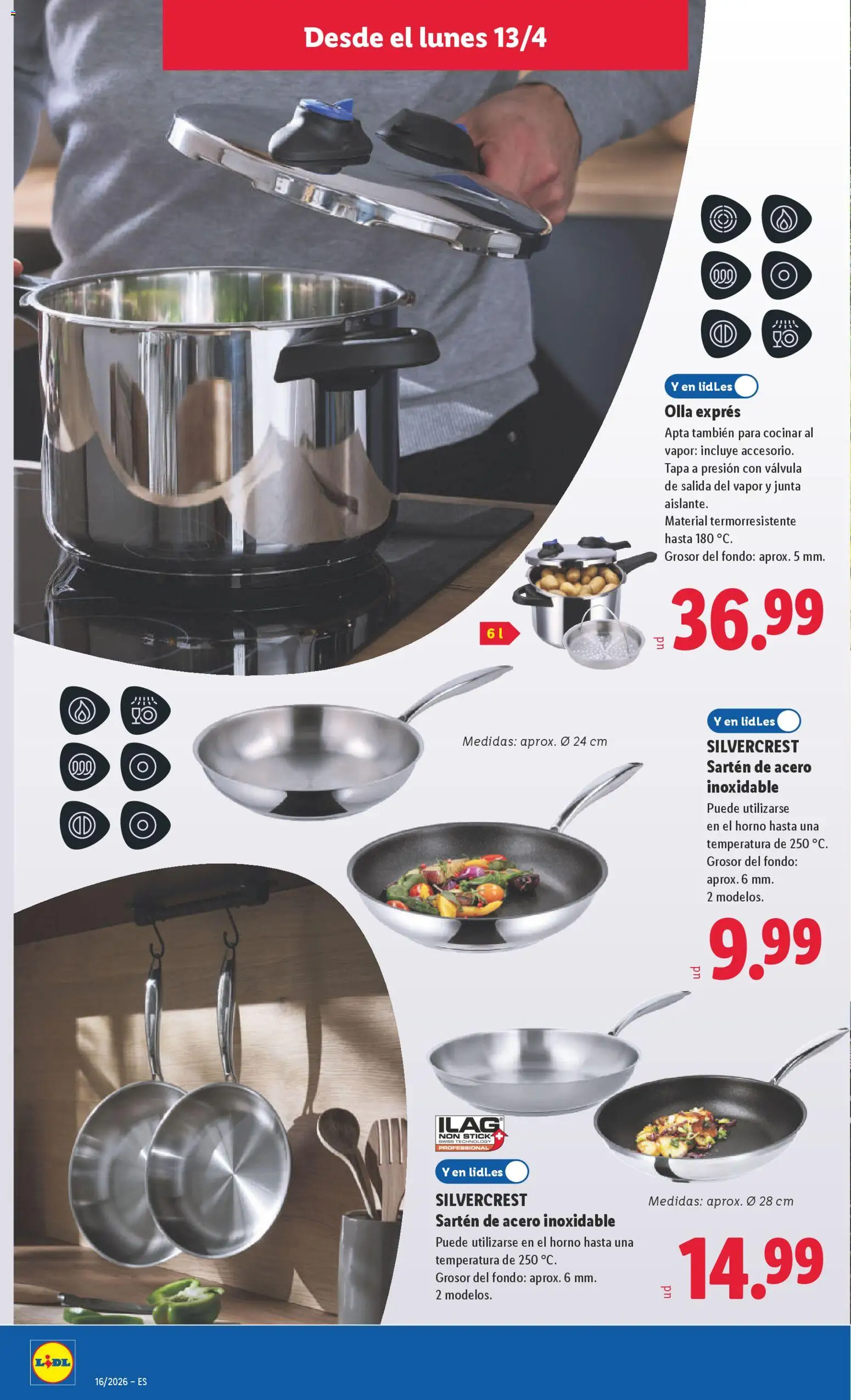 Lidl folleto de bazar │ válido desde el 13.04.2026 | Página: 10 | Productos: El horno, Pan, Horno