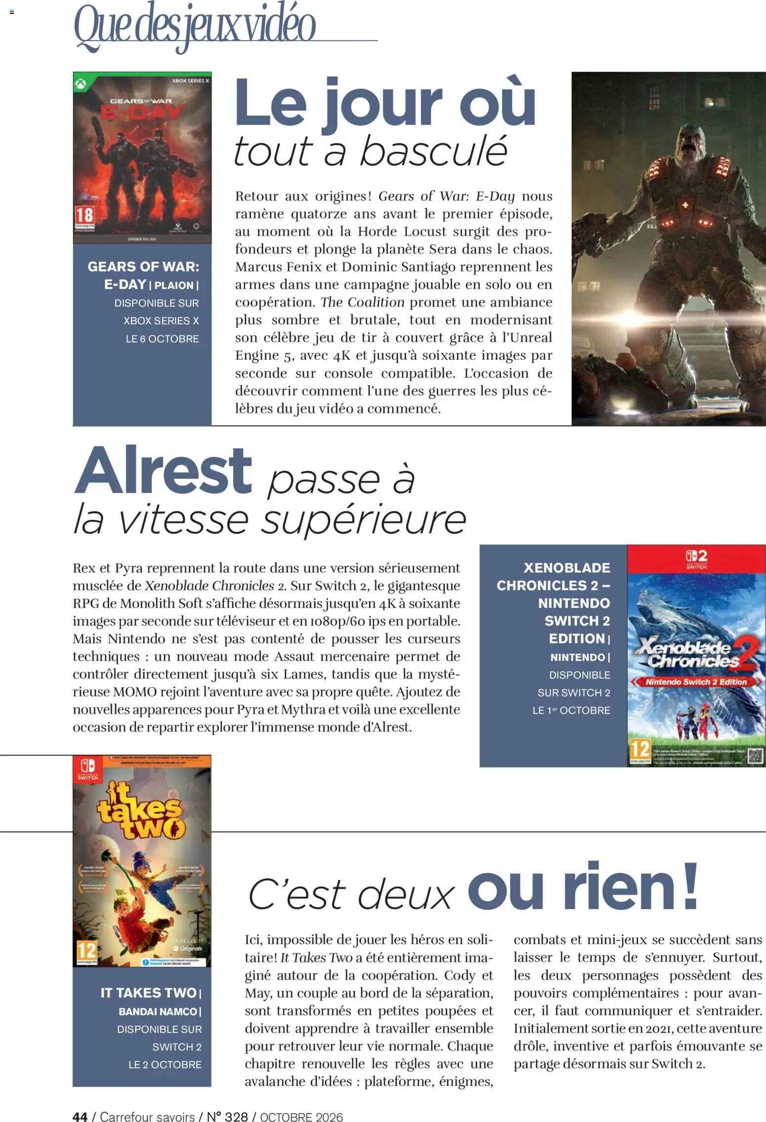 {H1} | Page: 44 | Produits: Xbox, Nintendo Switch, Mais, Thé