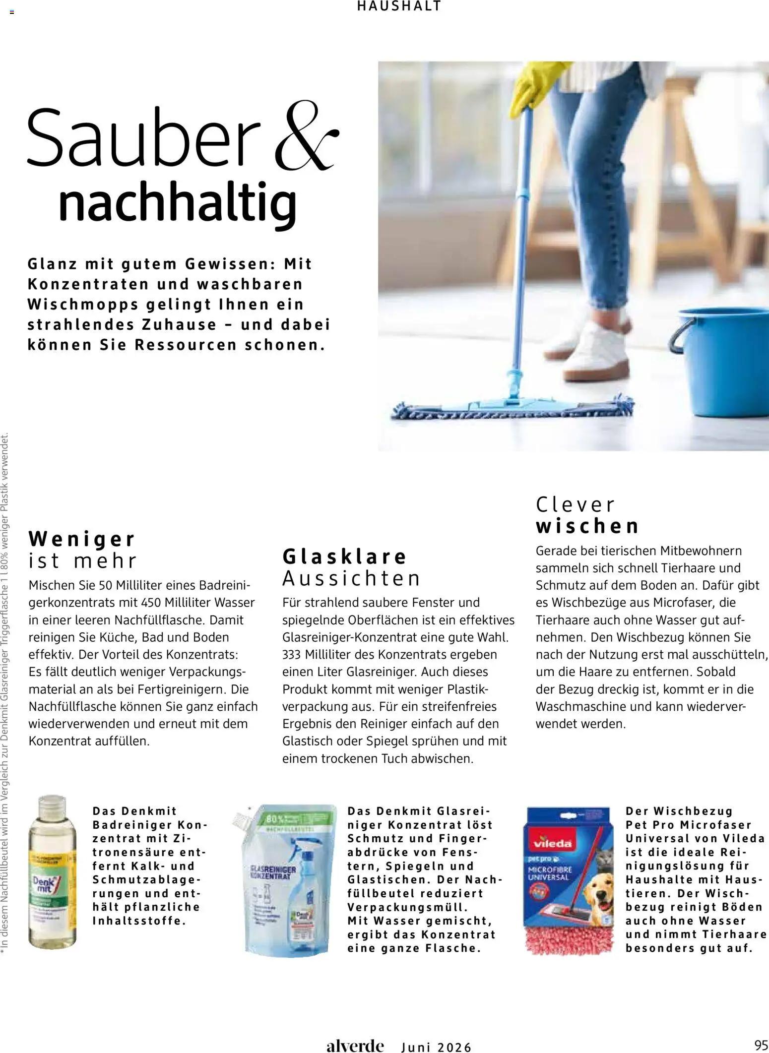 dm drogerie Prospekt – gültig ab 01.06.2026 | Seite: 95 | Produkte: Bad, Spiegel, Waschmaschine, Wasser