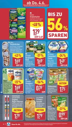 Aldi Prospekt ab 01.06.2026 gültig | Seite: 30 | Produkte: Kräuterbutter, Brokkoli, Zucker, Mango