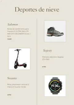 Vista previa La Tienda en Casa folleto válido desde el 25/06/2026 | Página: 3 | Productos: Patinete, Botas, Reloj, Ελιές