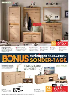 Zurbrüggen - Zurbrüggen: Bonus Sonder-Tage ab 31.07.2026 gültig | Seite: 36 | Produkte: Sideboard, Spiegel, Garderobenschrank