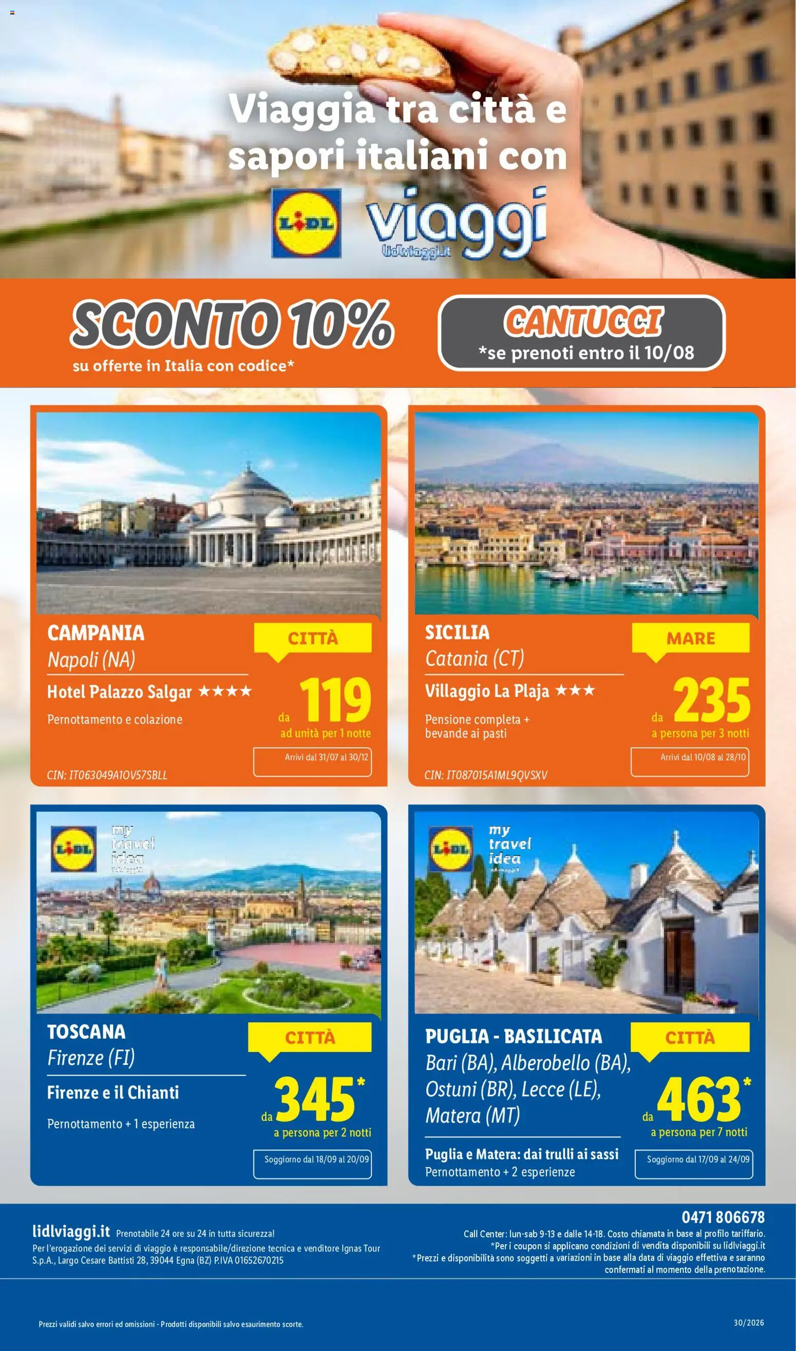 Volantino Lidl del 23/07/2026 | Pagina: 54 | Prodotti: Bevande, Data