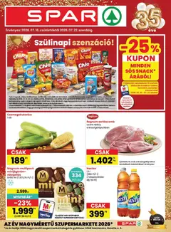 Spar akciós újság - amely érvényes a következő dátumtól: 2026.07.16.