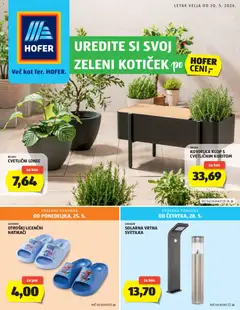 Hofer katalog akcije – veljaven od 20.05.2026