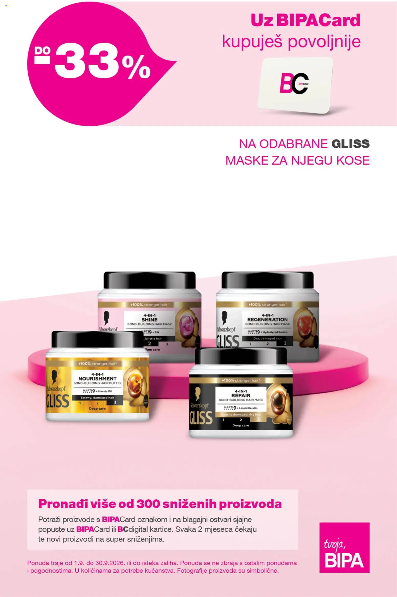 Bipa katalog | vrijedi od 01.09.2026 | Stranica: 1 | Proizvodi: Maske