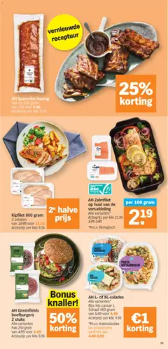 Albert Heijn Folder week / de la semaine 39 - Voorbeeld van een folder van Albert Heijn, geldig van 21/09/2026 | Pagina: 29 | Producten: Pasta, Honing, Kip, Garnalen