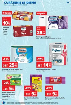 Ofertele Carrefour valabile de la 08.07.2026 | Pagină: 66 | Produse: Pc, Pomelo, Saci menajeri, Burete