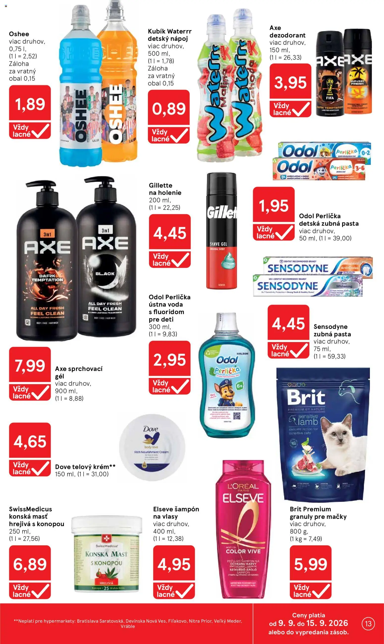 Nové Tesco akcie – leták je platný od 09.09.2026 | Strana: 13