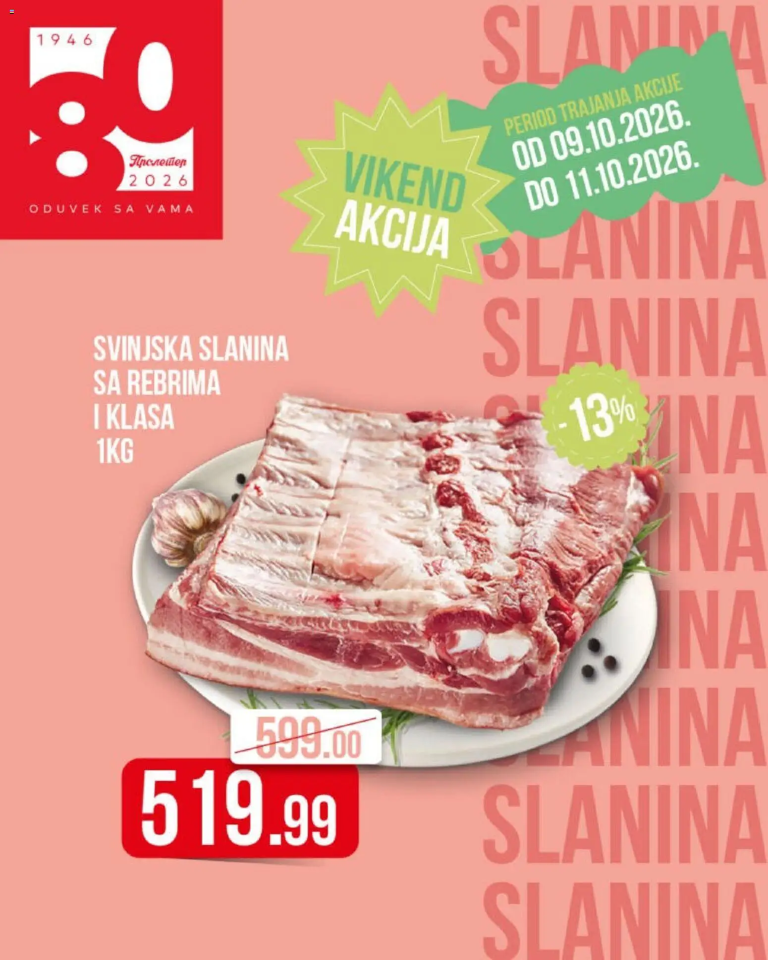 Metalac Proleter katalog - važi od 09.10.2026 | Strana: 2 | Proizvode: Slanina